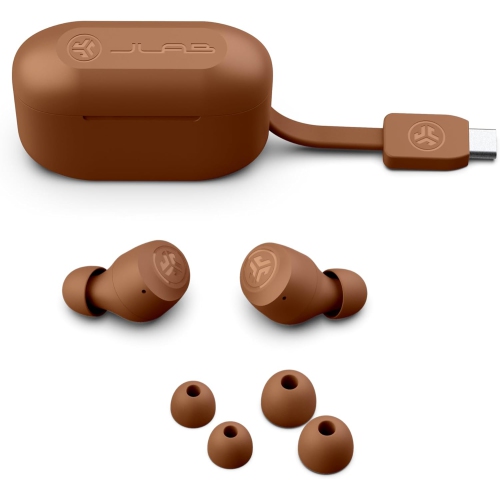 JLab Go Air Pop+ Tones True Wireless Earbuds, in Ear Headphones, Bluetooth Earphones, 35H Playtime Ear Buds, Bluetooth Earbuds with Microphone,