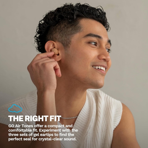 JLab Go Air Pop+ Tones True Wireless Earbuds, in Ear Headphones, Bluetooth Earphones, 35H Playtime Ear Buds, Bluetooth Earbuds with Microphone, USB-C