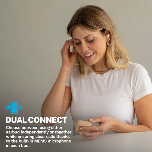 JLab Go Air Tones+ True Wireless Earbuds Designed with Auto On and Connect, Touch Controls, 32+ Hours Bluetooth Playtime, EQ3 Sound, and Dual