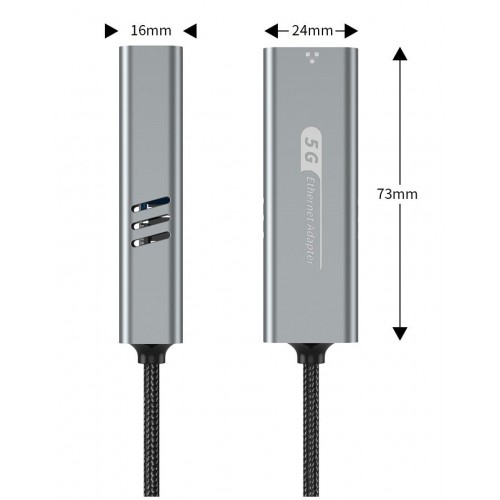 Adaptateur USB 3.0 de type C et USB 5G LAN