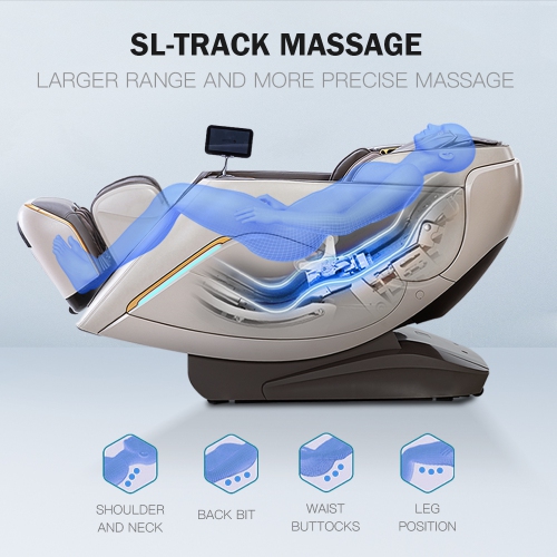 Boîte ouverte - Fauteuil de massage étirable de yoga A710 complet d'Alfine