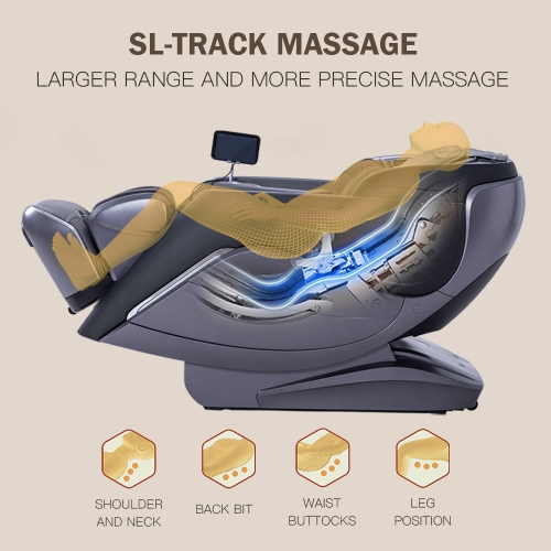 Boîte ouverte - Fauteuil de massage étirable pour yoga complet A710 d'Alfine