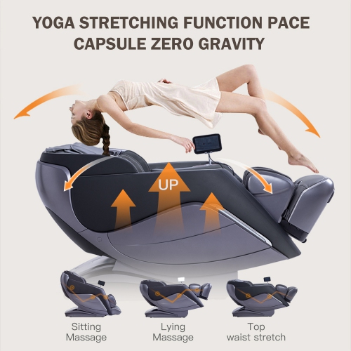 Boîte ouverte - Fauteuil de massage étirable pour yoga complet A710 d'Alfine