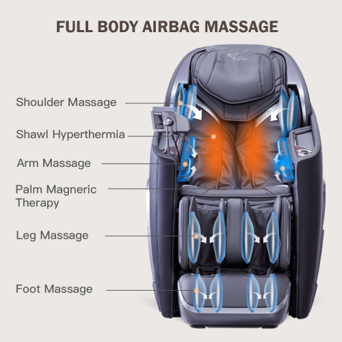 Boîte ouverte - Fauteuil de massage étirable pour yoga complet A710 d'Alfine