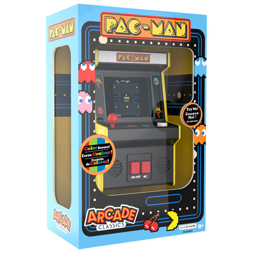 Borne d'arcade portable Pac-Man Mini Classics de Basic Fun