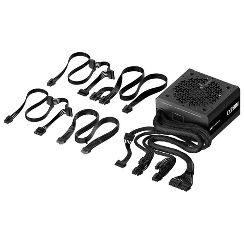 Bloc d'alimentation de 750 W ATX CX750M de Corsair