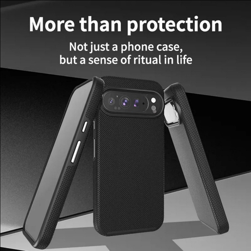 [CS] Étui rigide ajusté hybride mince antichoc pour Google Pixel 10/Pixel 10 Pro, noir