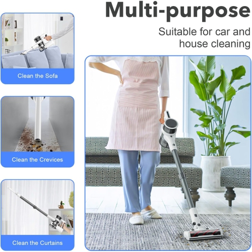 Cordless Vacuum Cleaner with 80,000PRM Motor with 2 Adjustable Modes