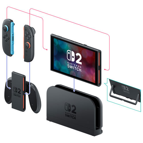 Ensemble Nintendo Switch 2 avec Mario Kart World