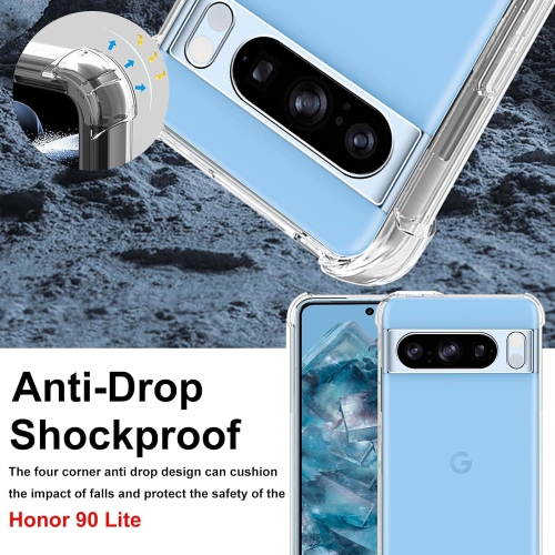 [CS] Étui souple mince en TPUR pour Pixel 10 Pro XL de Google, transparent