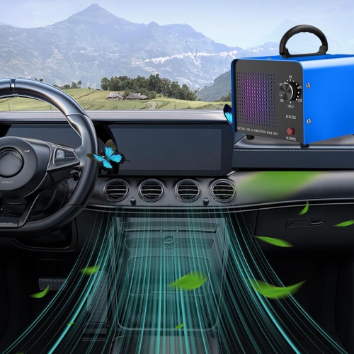 Éliminateur d'odeurs dans le sous-sol – Purificateur d'air haute capacité 80 000 mg/h pour la maison, la voiture, les animaux et le