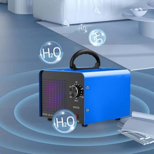 Éliminateur d'odeurs dans le sous-sol – Purificateur d'air haute capacité 80 000 mg/h pour la maison, la voiture, les animaux et le