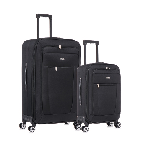 ENSEMBLE DE VALISES SOUPLES 2 PIÈCES DE TOSCANO CONSIGLIERE