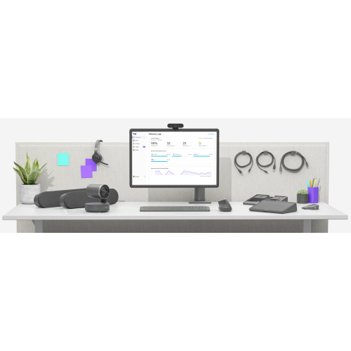 Remis à neuf - Contrôleur tactile Tap Meeting Room de Logitech pour salles de réunion vidéo (939-001796)