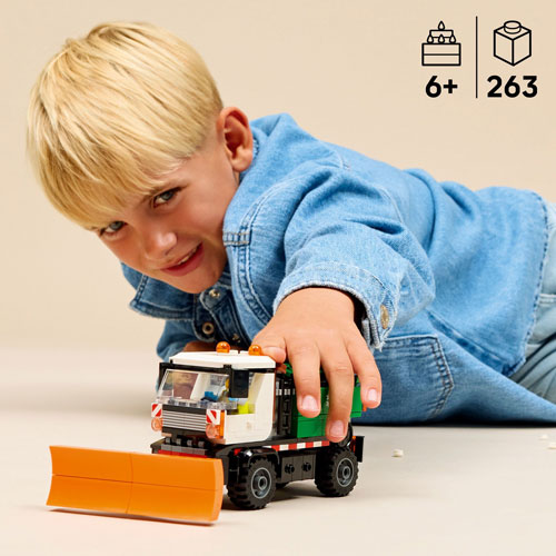 LEGO City Great Vehicles: Snowplow - 263 Pieces (60490)