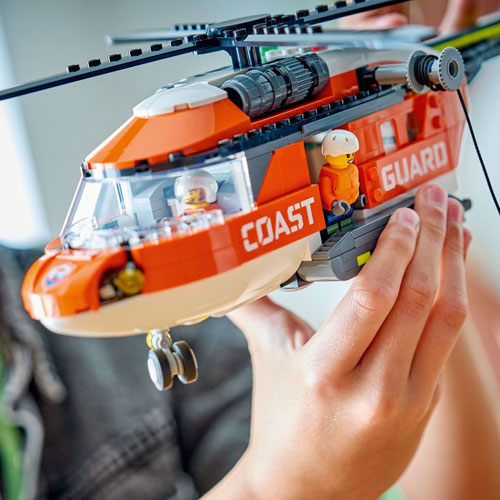 LEGO City Exploration: Coast Guard Helicopter - 551 Pieces (60503)