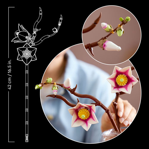 LEGO Botanicals: Magnolia Branches - 435 Pieces (11510)