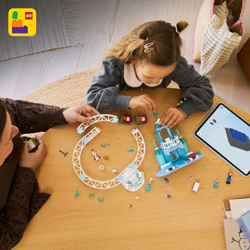 LEGO Disney Princess : Le château de glace et la promenade dans la neige d'Elsa - 216 pièces