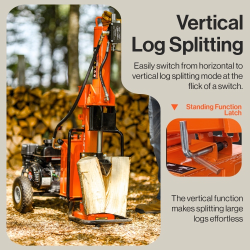 SuperHandy Gas-Powered Log Splitter