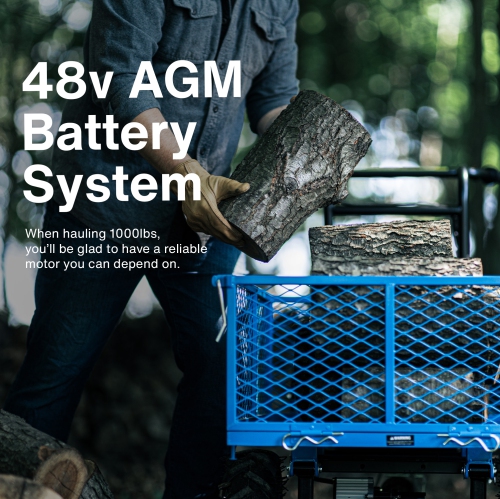 Landworks Utility Cart Hand Truck Power Wagon Super Duty Electric