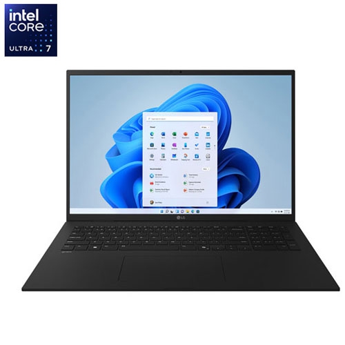 LG  - Gram 17" Laptop - Obsidian (Intel Core Ultra 7 265V/16GB Ram/1Tb SSD/windows 11) In Black
