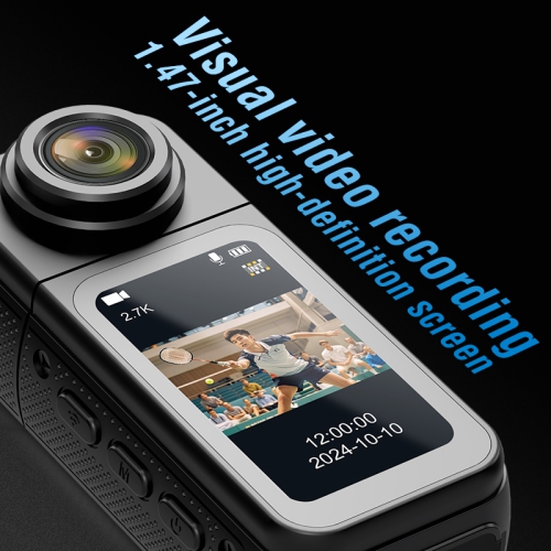 Outdoor Recording Thumb Camera HD 1080p Video Camera First-Person Perspective Recording Battery Life 180° Rotating Lens 1.47" Screen Magnetic Lanyard