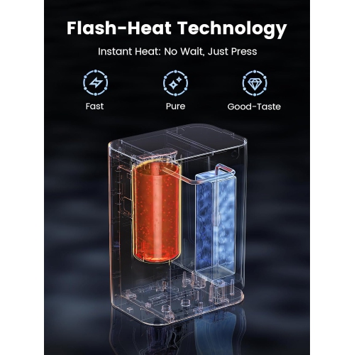 Goutte d'eau – Système d'osmose inverse de comptoir K19-H, comptoir de filtre à eau à osmose inverse