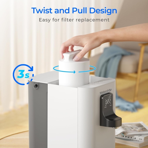 Goutte d'eau – Filtre WD-K19RF, remplacement du système d'osmose inverse de comptoir WD-K19-S et WD-K19-H, durée de vie de 12 mois