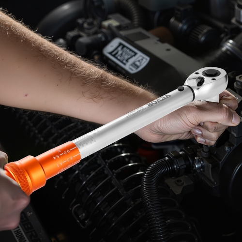 Jeu de 3 clés dynamiques à clic VEVOR, 1/4, 3/8, 1/2, 10 170 lbf-ft, 5-45 lbf-pi, 20-240 lbf-In, Balance bidirectionnelle et double