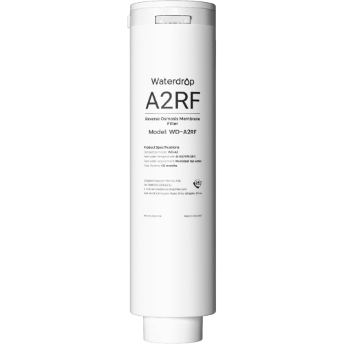 Goutte d'eau – Filtre WD-A2RF, remplacement du système d'osmose inverse de comptoir WD-A2, durée de vie de 12 mois – Blanc