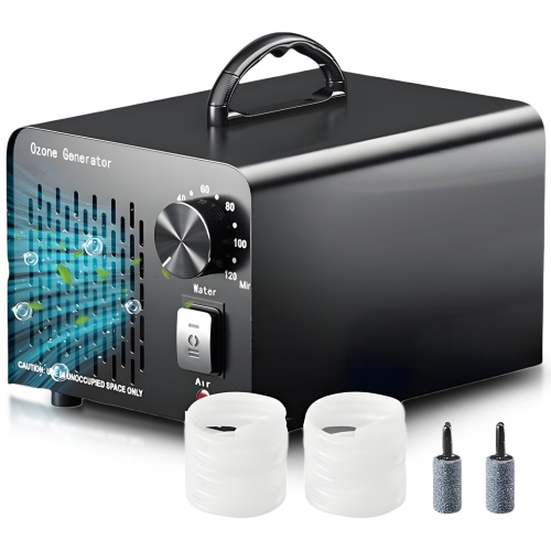 Générateur d'ozone 20000&nbsp;mg/h, machine de désinfection de l'espace de traitement d'eau tout usage, purificateur d'air domestique adapté à la
