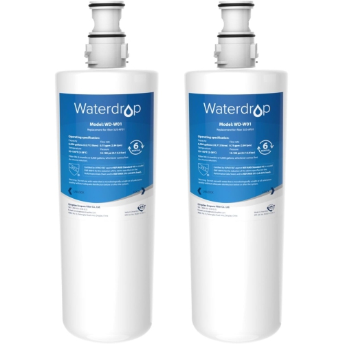 Filtre à eau de dessous d'évier Waterdrop 3US-AF01, remplacement du filtre standard