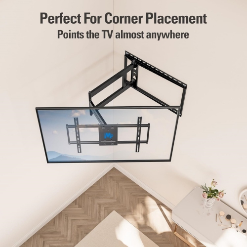 Long Arm TV Wall Mount for Most 42-90 Inch TV, 40 Inch Extension TV Mount Swivel and Tilt, Full Motion Mount Fits Max VESA 800x400mm, 150 lbs.