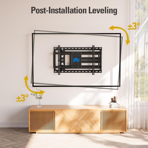 Long Arm TV Wall Mount for Most 42-90 Inch TV, 40 Inch Extension TV Mount Swivel and Tilt, Full Motion Mount Fits Max VESA 800x400mm, 150 lbs.