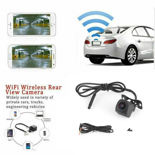 175° WiFi Car Rear View Cam Backup Wireless Camera Fit For iPhone Android