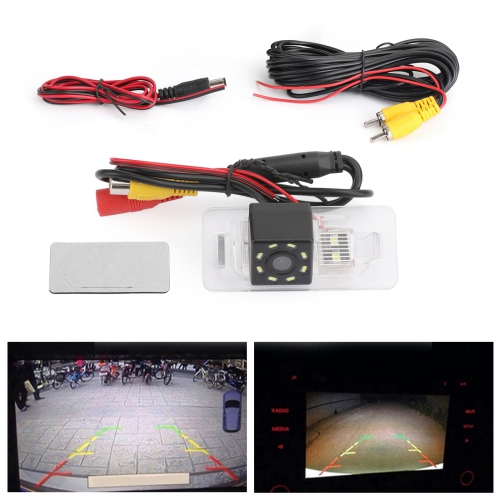 Reverse Backup Camera 8LED for BMW 08/09/10/11/12 BMW 3 Series/5 Series/X5/86