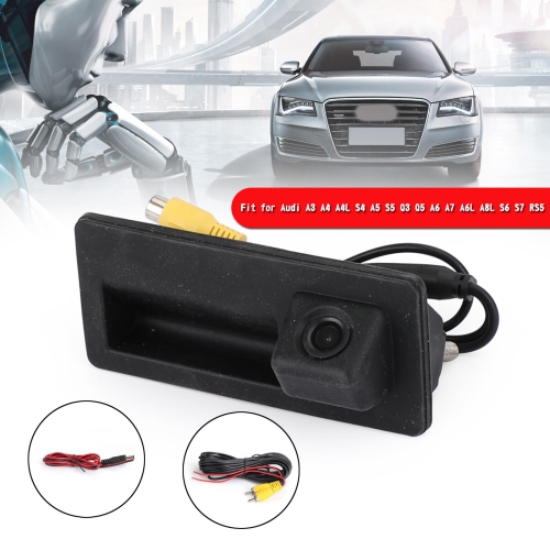 Car Rear View Trunk Handle Camera Fit for A3 A4 A4L S4 A5 S5 Q3 Q5 A6 A7 A6L A8