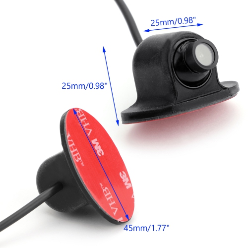360° Car Rear Front Side View Backup Reverse Camera HD CCD CMOS