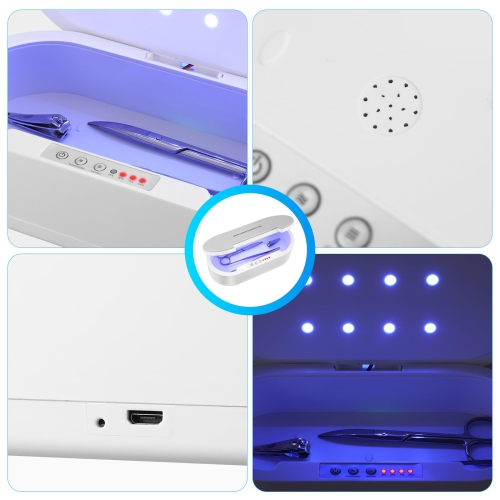 Multi-function Sterilizer UV Disinfection Box Anti Bacteria Machine Aromatherapy Deodorize Sterilizer For Jewelry Glasses Phone