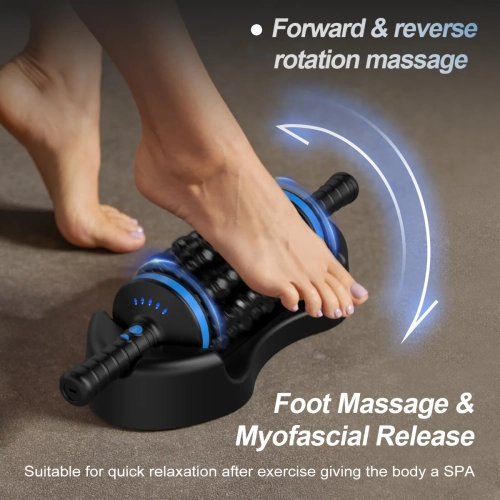 Rolling Impact Massager Muscle Relaxation Massage Roller Cordless Deep Tissue And Muscle Recovery Pain Relief For Post Exercise