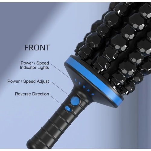 Rolling Impact Massager Muscle Relaxation Massage Roller Cordless Deep Tissue And Muscle Recovery Pain Relief For Post Exercise