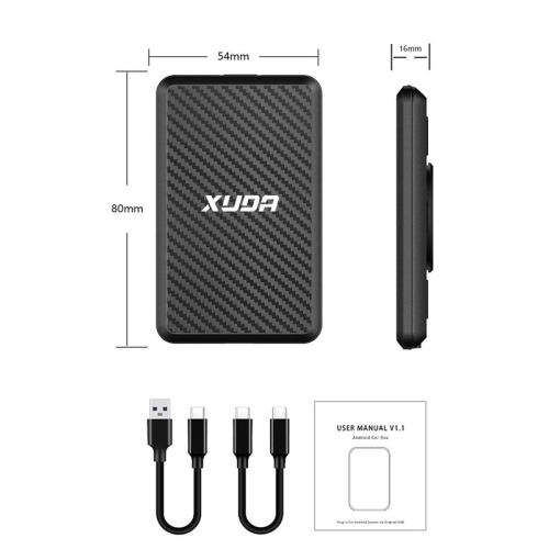 Wireless CarPlay Android smart car box, navigation multi-function car box, wired to wireless, car-machine interconnection, support original car