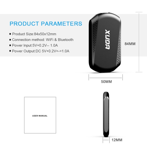 4+64&nbsp;Go CarPlay Boîte adaptative Android, commande d'écran de voiture d'origine + assistant vocal, pas besoin de désassembler et de brancher,