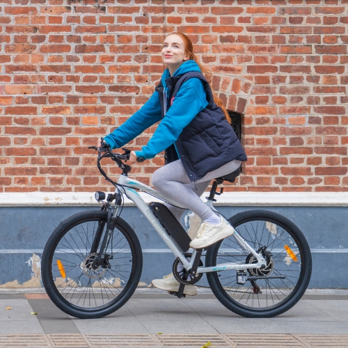 Vélo électrique tout-terrain 500&nbsp;W d'INVANTI – Vitesse maximale 37&nbsp;km/H, batterie amovible 468&nbsp;Wh, autonomie 72&nbsp;km, suspension