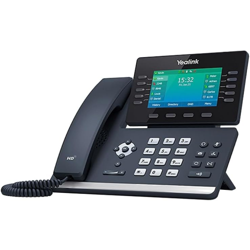 Téléphone professionnel SIP-T54W de Yealink 54 W avec connectivité Bluetooth et Wi-Fi intégrée