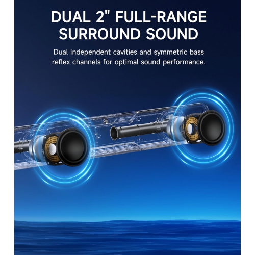 Edifier QS30 Computer Speakers Mini Soundbar USB Speakers Subwoofer Bluetooth 5.4 with Microphone RGB Lighting for PC Laptop