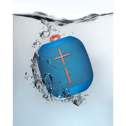Refurbished - Logitech Ultimate Ears Wonderboom Bluetooth Speaker, Super Portable Waterproof, Subzero Blue - (984-000852)