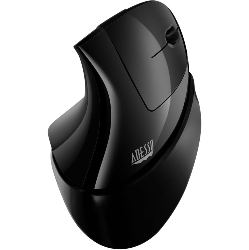 Adesso iMouse V30 Wireless Adjustable Vertical Ergonomic Mouse with Customizable Angles and DPI Switch - Advanced Optical Sensor Technology, Reduces