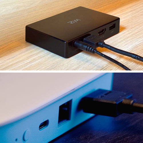 Boîtier de synchronisation et de rétroéclairage HDMI Sync Box de WiZ pour téléviseurs de 75 à 85 po