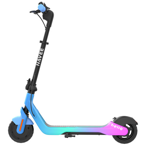 Trottinette électrique pour enfants K100 Max de Navee (moteur 260 W/autonomie 18 km/vitesse maximale 20 km/h) - Bleu